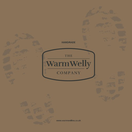 warm welly cardboard footprint